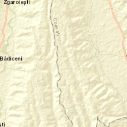 Coşeşti Street Map