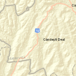 Comuna Cândeşti Vale Street Map
