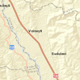 Comuna Voineşti Street Map