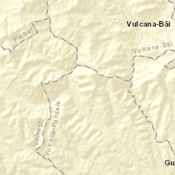 Vulcana Băi Street Map
