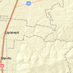 Comuna Lipăneşti Street Map