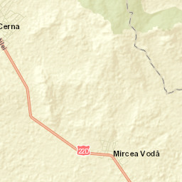 Comuna Cerna Street Map