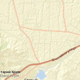 Stary Krym Street Map