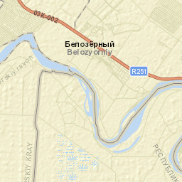 Belozërnyy Street Map