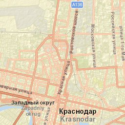 Krasnodar Street Map