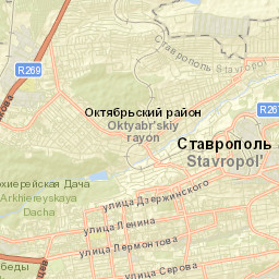 Stavropol’ Street Map