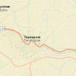 Terenozek Street Map