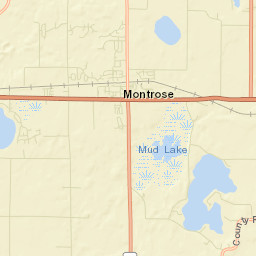 Montrose Street Map
