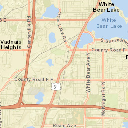 White Bear Lake Street Map