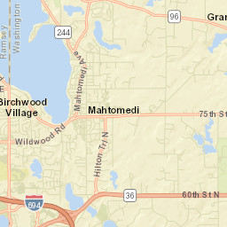 Birchwood Street Map