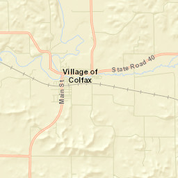 Colfax Street Map