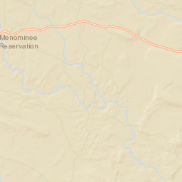 Menominee County Street Map