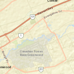 Greenwood Street Map