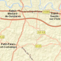 Saint-Médard-de-Guizières Street Map
