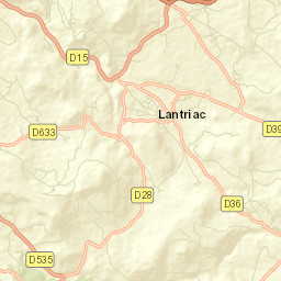 Lantriac Street Map