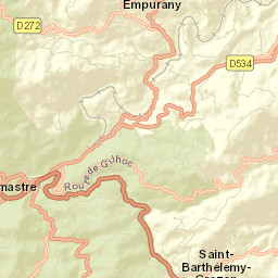 Lamastre Street Map
