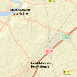 Saint-Marcel-lès-Valence Street Map