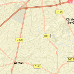 Chatuzange-le-Goubet Street Map