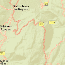 Saint-Laurent-en-Royans Street Map
