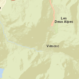 Les Deux Alpes Street Map