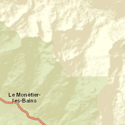 Le Monêtier-les-Bains Street Map