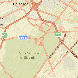 Borgo Melano Street Map
