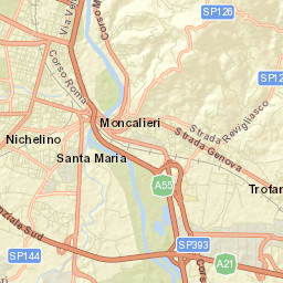 Moncalieri Street Map