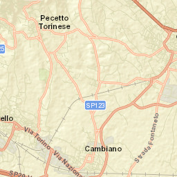 Chieri Street Map