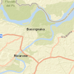 Bassignana Street Map