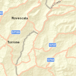 Rovescala Street Map