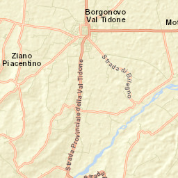 Borgonovo Valtidone Street Map