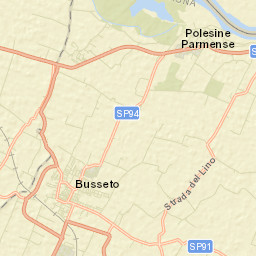 Busseto Street Map