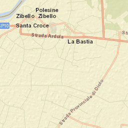 Zibello Street Map