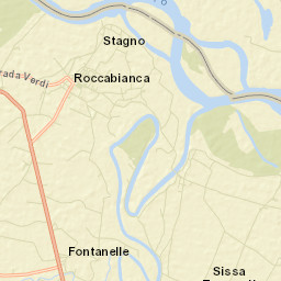 Roccabianca Street Map