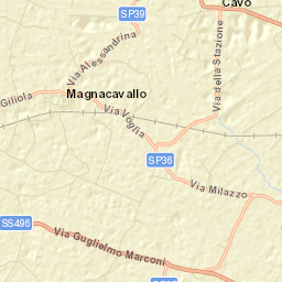 Magnacavallo Street Map