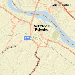 Sermide Street Map