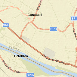 Felonica Street Map