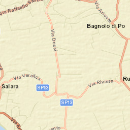 Bagnolo di Po Street Map