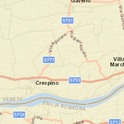 Crespino Street Map