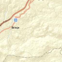 Brinje Street Map