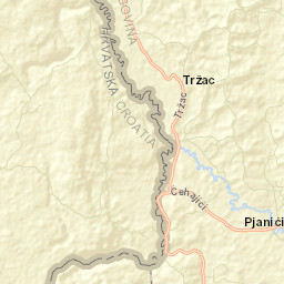 Tržačka Raštela Street Map