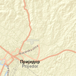 Prijedor Street Map
