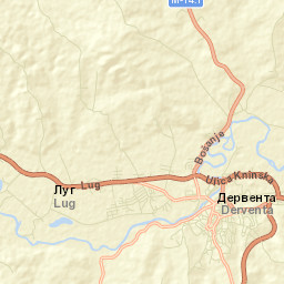 Derventa Street Map