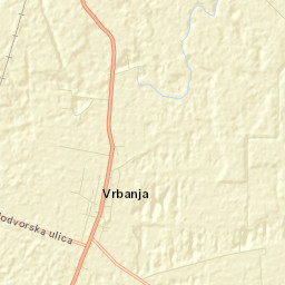 Vrbanja Street Map