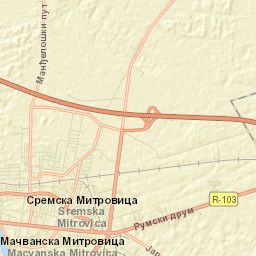 Sremska Mitrovica Street Map