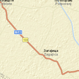 Izbište Street Map