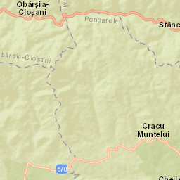 Obârşia-Cloşani Street Map
