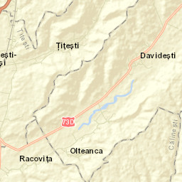 Titeşti Street Map