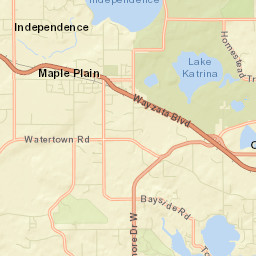 Maple Plain Street Map