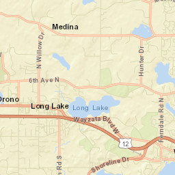 Long Lake Street Map